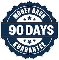 90 Days Money Back Guarantee Badge